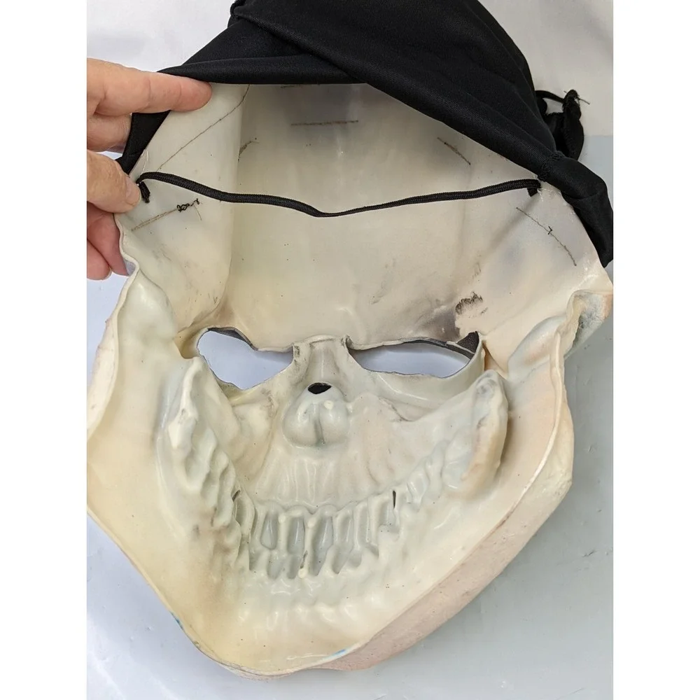 Skeleton Skull Halloween Mask Paper Magic Group 1995‎